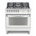 Aragaz Lofra RBI66MFT/CI, 60x60 cm, gaz, 4 arzatoare, grill, aprindere electronica, timer, crem