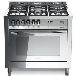 Aragaz Lofra Rainbow PRG86GVT/CI, gaz, 80x60cm, 5 arzatoare, grill electric, timer, aprindere electronica, rosu