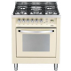 Aragaz Lofra RBI66MFT/CI, 60x60 cm, gaz, 4 arzatoare, grill, aprindere electronica, timer, crem