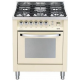 Aragaz Lofra RBI66MFT/CI, 60x60 cm, gaz, 4 arzatoare, grill, aprindere electronica, timer, crem
