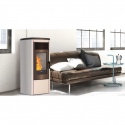 Soba pe peleți KLOVER AURA 120 MULTI-AIR,senzori de siguranță pe ușă și rezervor