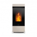 Soba pe peleți KLOVER DAMA MULTI AIR putere 9,60 KW, arzator cu autocuratare