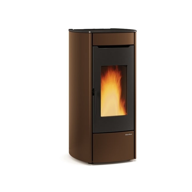 Termosoba pe peleti ventilata NORDICA MARINA IDRO H13, putere14,4** kW-N, culoare bronz