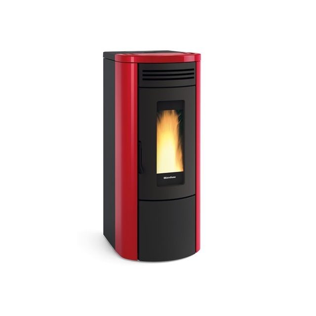 Termosoba pe peleti ermetica si ventilata NORDICA COSTANZA IDRO, putere17,0** kW-N, culoare alba