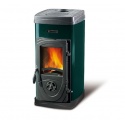 Soba pe lemne NORDICA SUPER JUNIOR, putere 5.0 kW-N, culoare verde
