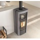 Soba pe lemne cu cuptor de gatit NORDICA ESTER FORNO EVO, putere 8,2 kW-N, culoare piatra naturala