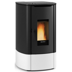 Soba pe peleti ventilata si ermetica NORDICA ANGY TOP, putere 7.0 kW-N, culoare alb