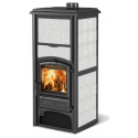Termosoba cu lemne NORDICA LORIET S DSA, putere 16,8 kW-N, culoare alb