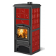Termosoba cu lemne NORDICA LORIET S DSA, putere 16,8 kW-N, culoare bordeaux