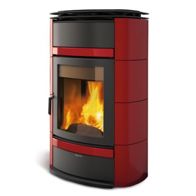 Termosoba cu lemne NORDICA LORIET S DSA, putere 16,8 kW-N, culoare bordeaux