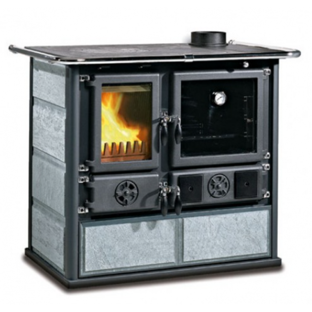 Masina de gatit cu lemne NORDICA ROSA 5.0 - PETRA, putere 8.8 kW-N, culoare piatra naturala