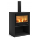Soba pe lemne cu sistem recuperator de caldura NORDICA DANTE CON PORTALEGNA, putere 8.8 kW-N, culoare negru antracit Soba pe lemne cu sistem recuperator de caldura NORDICA DANTE CON PORTALEGNA, putere 8.8 kW-N, culoare negru antracit
