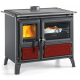 Masina de gatit pe lemne NORDICA MILLY, putere 8.7 kW-N, culoare bordeaux