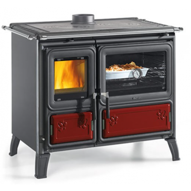 Masina de gatit pe lemne NORDICA MILLY, putere 8.7 kW-N, culoare bordeaux