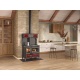 Masina de gatit pe lemne NORDICA MILLY, putere 8.7 kW-N, culoare bordeaux