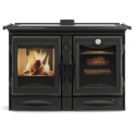 Masina de gatit pe lemne NORDICA ALASKA, putere 12.0 kW-N, culoare negru smălțuit