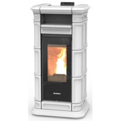 Soba pe peleti THERMOROSSI Saint Moritz Idra 14, dimensiuni 1334X660X645 cm, culoare alb