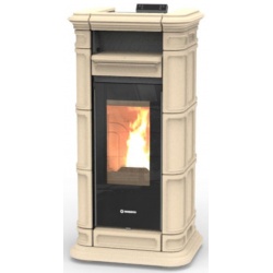 Soba pe peleti THERMOROSSI Saint Moritz Idra 18, dimensiuni 1334X660X645 cm, culoare bej