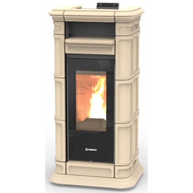 Soba pe peleti THERMOROSSI Saint Moritz Idra 18, dimensiuni 1334X660X645 cm, culoare bej