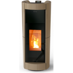 Soba pe peleti THERMOROSSI Chic Supreme Idra, dimensiuni 1332X565X653 cm, culoare crem