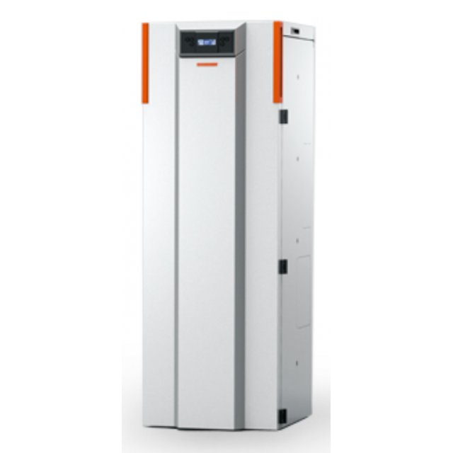 Boiler pe peleti THERMOROSSI Compact S19 GT5, dimensiuni 1374X526X725 cm, culoare argintiu