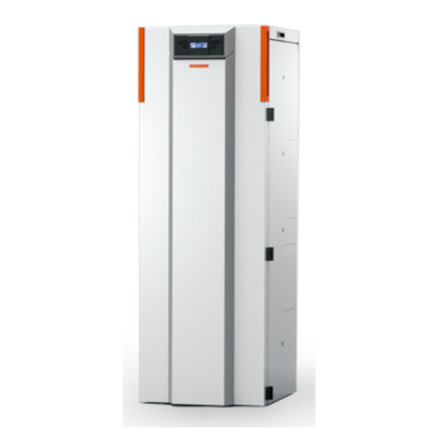 Boiler pe peleti THERMOROSSI Compact S23 GT5, dimensiuni 1374X526X725 cm, culoare argintiu