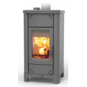 Termosoba pe lemne THERMOROSSI ARDHEA EVO5 Easy, dimensiuni 1171X592X642 cm, culoare gri