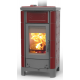 Termosoba pe lemne THERMOROSSI ARDHEA EVO5 Maiolica, dimensiuni 1171x592x642 mm, culoare bordeaux