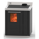 Masina de gatit pe lemne THERMOROSSI BOSKY 30 Square EVO5 “Ready to Start”, dimensiuni 968x750x717 mm, culoare negru