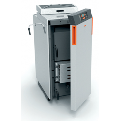 Boiler pe lemne THERMOROSSI LAMBDA S35 EVO5, dimensiuni 1543X724X1277 mm, culoare argintiu