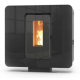 Soba ermetica pe peleti THERMOROSSI SlimQuadro 9 Cristallo, dimensiuni 992X1109X319 mm, culoare negru Soba ermetica pe peleti THERMOROSSI SlimQuadro 9 Cristallo, dimensiuni 992X1109X319 mm, culoare negru