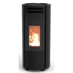 Soba pe peleti THERMOROSSI Popstar Metalcolor, dimensiuni 1284X556X587 mm, culoare negru