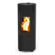 Soba pe peleti THERMOROSSI Popstar Metalcolor, dimensiuni 1284X556X587 mm, culoare negru