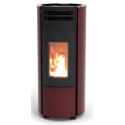 Soba pe peleti THERMOROSSI Popstar Metalcolor, dimensiuni 1284X556X587 mm, culoare bordeaux
