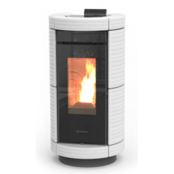 Soba pe peleti THERMOROSSI Dorica Maiolica Air, dimensiuni 1114X560X645 mm, culoare alb