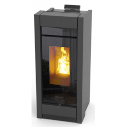 Soba pe peleti THERMOROSSI Essenza Metalcolor Air, dimensiuni 1127X518X596 mm, culoare gri