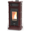 Soba pe peleti THERMOROSSI Saint Moritz Natural Air Evo, dimensiuni 1334X660X645 mm, culoare bordeaux