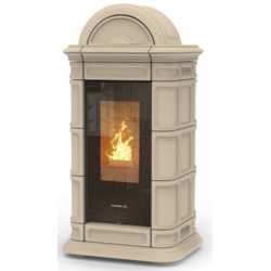 Soba pe peleti THERMOROSSI Lienz Plus, dimensiuni 1323X660X641 mm, culoare bej