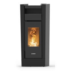 Soba pe peleti THERMOROSSI Creo Supreme Natural Plus Evo, dimensiuni 1311X550X577 mm, culoare negru