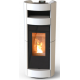 Soba pe peleti THERMOROSSI Chic Supreme Natural Air Evo, dimensiuni 1344X567X644 mm, culoare alb