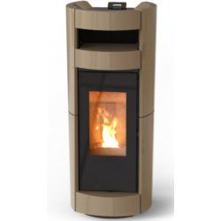 Soba pe peleti THERMOROSSI Chic Supreme Natural Plus Evo, dimensiuni 1344X567X644 mm, culoare crem