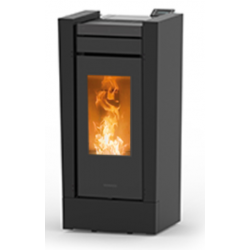 Soba pe lemne THERMOROSSI Creo Evo Wood, dimensiuni 1095X543X557 mm, culoare negru mat