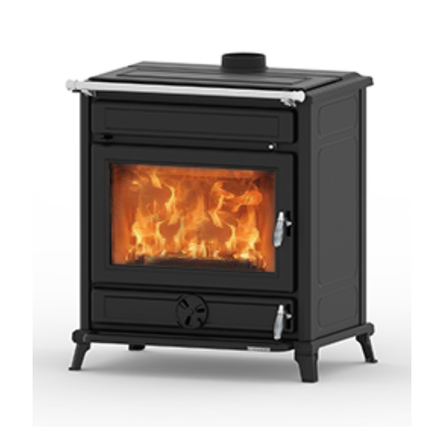 Masina de gatit pe lemne THERMOROSSI Agorà, dimensiuni 879X760X574 mm, culoare negru