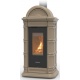 Soba pe lemne THERMOROSSI Lien Evo Wood Maiolica, dimensiuni 1323X636X660 mm, culoare crem