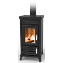 Masina de gatit pe lemne THERMOROSSI Sofia Evo Easy, dimensiuni 950X455X543 mm, culoare negru