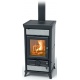Masina de gatit pe lemne THERMOROSSI Ilaria Evo Stone, dimensiuni 1011X511X573 mm, culoare gri piatra