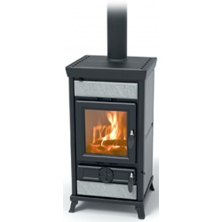 Masina de gatit pe lemne THERMOROSSI Ilaria Evo Stone, dimensiuni 1011X511X573 mm, culoare gri piatra