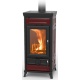 Masina de gatit pe lemne THERMOROSSI Vittoria Evo Maiolica, dimensiuni 1133X511X573 mm, culoare bordeaux