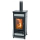 Masina de gatit pe lemne THERMOROSSI Vittoria Evo Stone, dimensiuni 1133X511X573 mm, culoare gri piatra