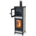 Masina de gatit pe lemne THERMOROSSI Anna Evo Stone, dimensiuni 1550X511X575 mm, culoare gri piatra